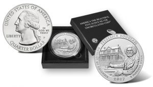 2017 Frederick Douglass 5 Oz Silver Uncirculated Coin