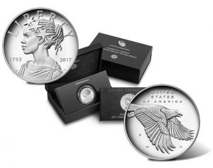 2017-P Proof American Liberty Silver Medals, Case and Booklet