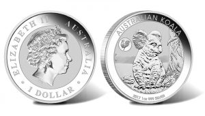 2017 Australian Koala Coin with Rooster Privy Mark