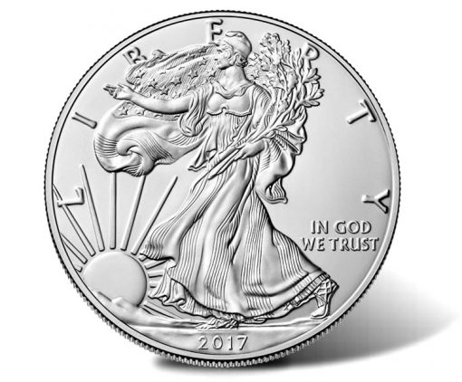 2017-W Uncirculated American Silver Eagle - obverse