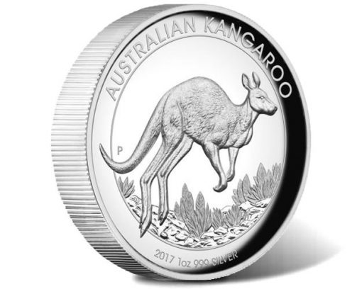 Australian Kangaroo 2017 1oz Silver Proof High Relief Coin
