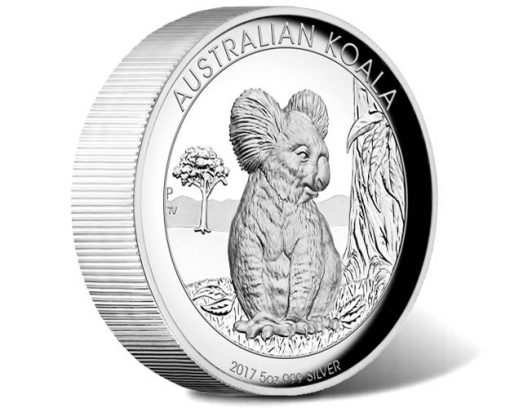 Australian Koala 2017 5oz Silver Proof High Relief Coin
