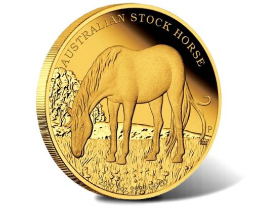 Australian Stock Horse 2017 5oz Gold Proof Coin