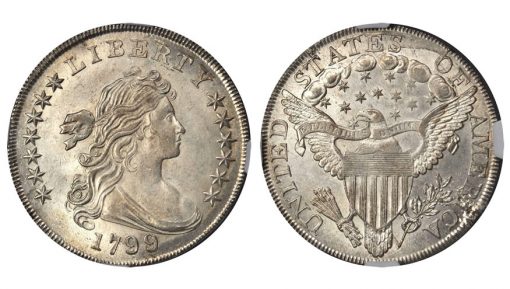 1799/8 Draped Bust Silver Dollar