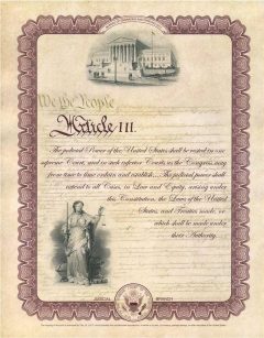 2017 Judicial Intaglio Print from Constitution Series Now Available