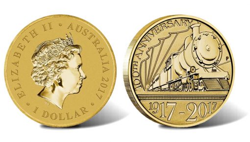 2017 Trans-Australian Railway $1 Coin