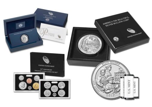 U.S. Mint images of collector products for July and August