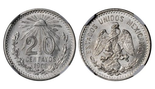 1908 20 Centavos