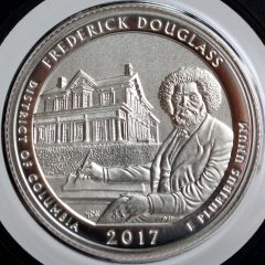 2017-S Enhanced Uncirculated Frederick Douglass Quarter - Reverse