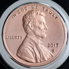 2017-S Enhanced Uncirculated Lincoln Cent - Obverse