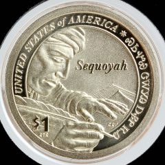 2017-S Enhanced Uncirculated Native American $1 Coin - Reverse