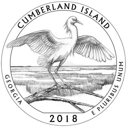 Georgia's Cumberland Island National Seashore Quarter and Coin Design