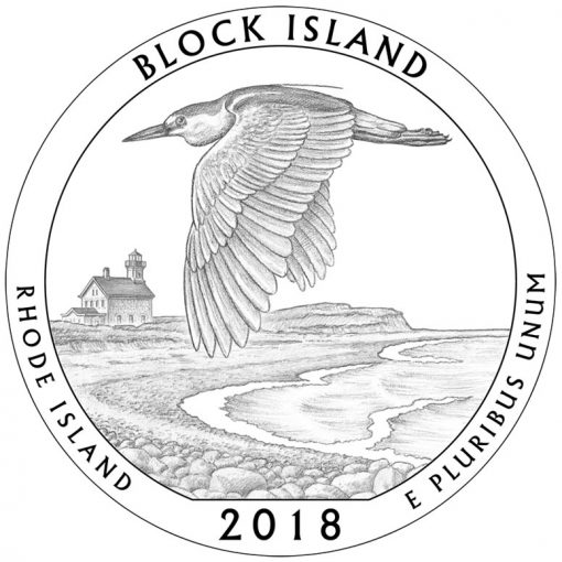 Rhode Island's Block Island National Wildlife Refuge Quarter and Coin Design