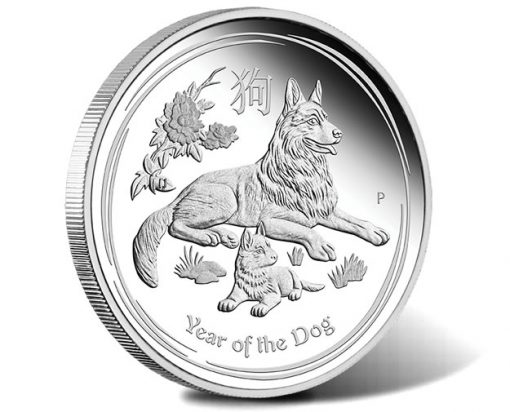 Australian Lunar Series II 2018 Year Of The Dog Silver Proof Coin
