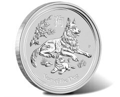 2018 Year of the Dog 1oz Silver Bullion Coin