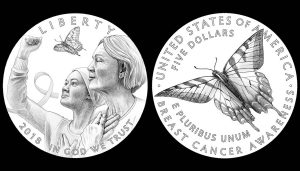 Designs for 2018 Breast Cancer Awareness Commemorative Coins