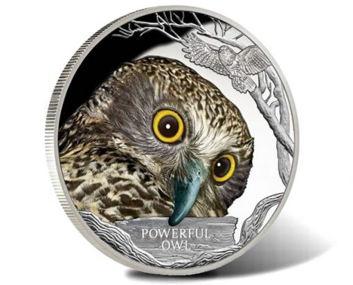 Endangered and Extinct 2018 Powerful Owl 1oz Silver Proof Coin