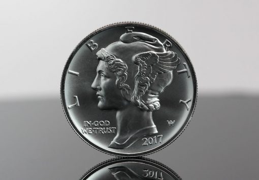 Photo of 2017 $25 American Eagle Palladium Bullion Coin (Obverse)