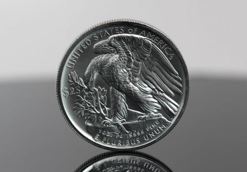 Photo of 2017 $25 American Eagle Palladium Bullion Coin (Reverse)