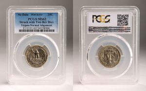 PCGS Certifies Rare Washington 25c Errors, Including Two-Tailed Quarter