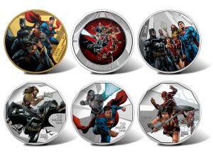 Canadian 2018 Collector Coins Depict Justice League Superheroes