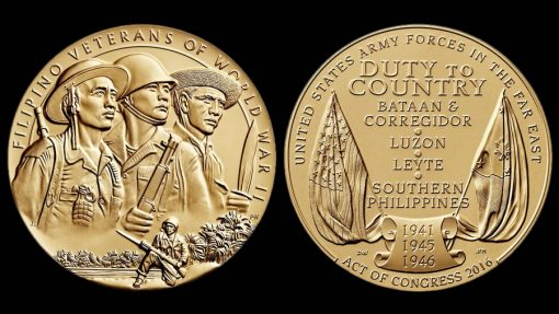 Filipino Veterans of World War II Bronze Medal