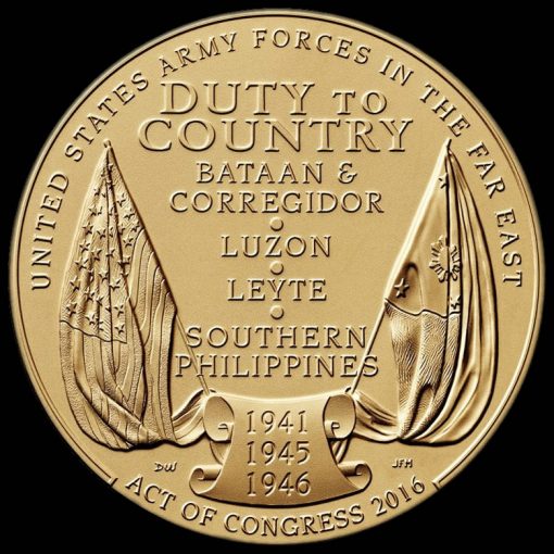 Filipino Veterans of World War II Bronze Medal - Reverse