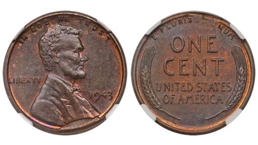 1943 Lincoln Cent in Bronze