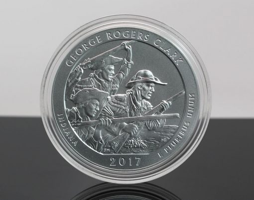 Photo of 2017-P George Rogers Clark National Historical Park Five Ounce Silver Uncirculated Coin