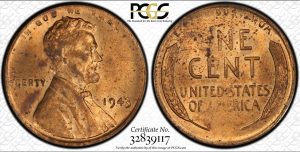 PCGS-Graded 1943 Bronze Lincoln Cent Sold For $1+ Million PCGS-Graded 1943 Bronze Lincoln Cent Sold For $1+ Million