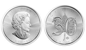 2018 30th Anniversary Silver Maple Leaf Bullion Coins Announced