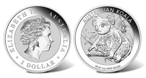 2018 Australian Koala Silver Bullion Coins Released