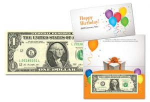 Happy Birthday $1 Note Features '2018xxxx' Serial Number