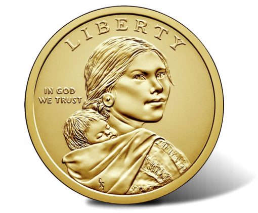 2018 Native American $1 Coin - Sacagawea Obverse