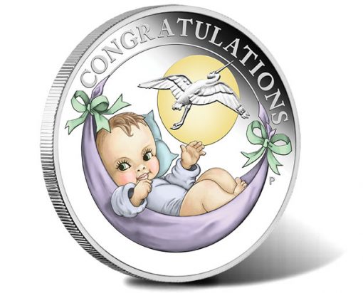 2018 Newborn Baby 1-2oz Silver Proof Coin