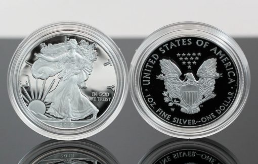 2018-W Proof American Silver Eagle - Photo of Obverse and Reverse