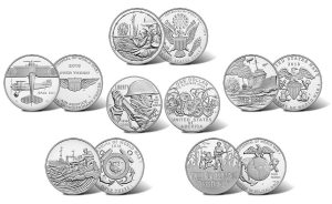 2018 World War I Centennial Silver Dollar and Silver Medals