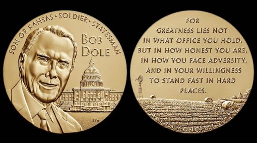 Bob Dole Bronze Medal - obverse and reverse