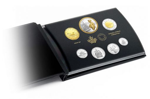 Coins and Case of Canadian 2018 Silver Proof Set