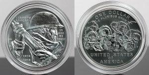 2018 WWI Centennial Silver Dollar First-Day Sales 2018 WWI Centennial Silver Dollar First-Day Sales
