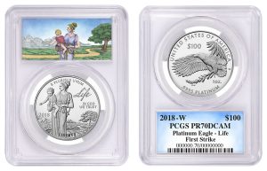 PCGS Special Labels Available for 2018 Platinum Eagle'Life' Coin