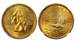 Sacagawea Dollar / Washington Quarter Mule Error Auctioned For Record $192,000