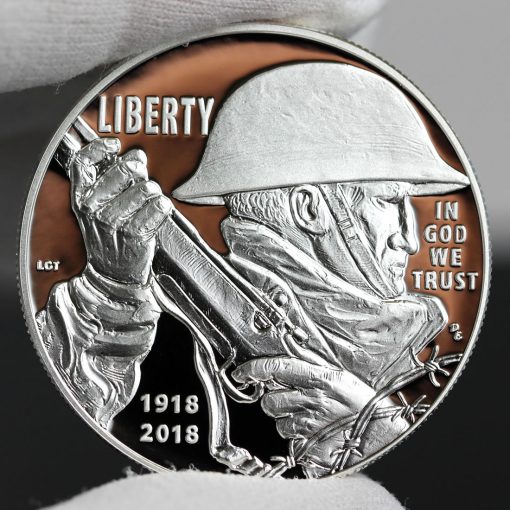 Photo of 2018-P Proof World War I Centennial Silver Dollar - Obverse-a