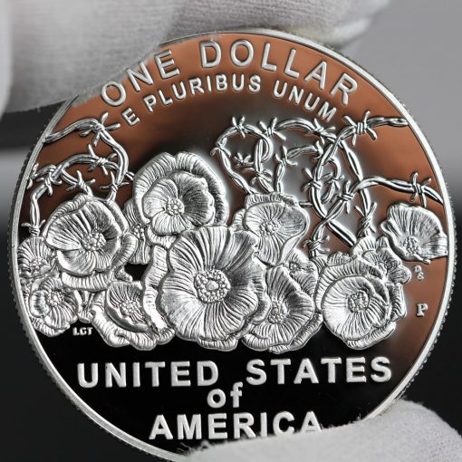 Photo of 2018-P Proof World War I Centennial Silver Dollar - Reverse-a