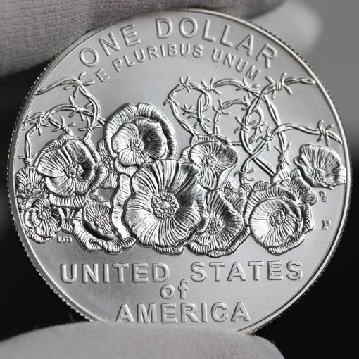 Photo of 2018-P Uncirculated World War I Centennial Silver Dollar - Reverse-a
