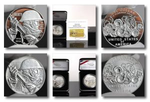World War I Centennial 2018 Silver Dollar Photos