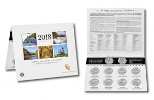 2018 Quarters Issued in 10-Coin Uncirculated Set for Collectors