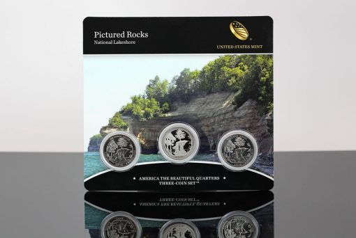 Photo of 2018 Pictured Rocks National Lakeshore Quarters Three-Coin Set