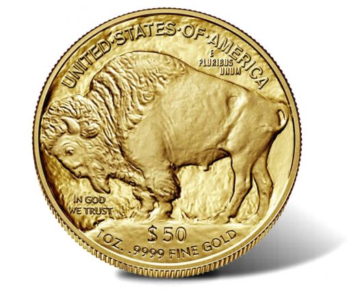 2018-W $50 Proof American Buffalo Gold Coin - Reverse