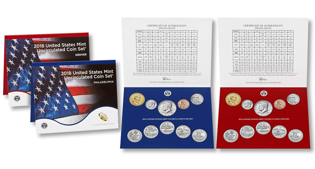 2018 Uncirculated Coin Set 
